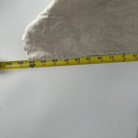 Woman’s Wide Leg Summer Linen Pants. Size 28 x 24 flowy light springtime - Picture 5 of 5